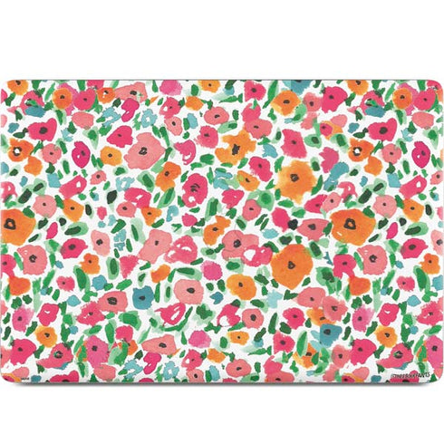 Bouffants and Broken Hearts Watercolor Floral MacBook Skins